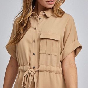 UTILITY SHIRT DRESS